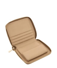 GUESS ELLA Portafoglio compatto, ziparound beige logo - Portafogli Donna - 4