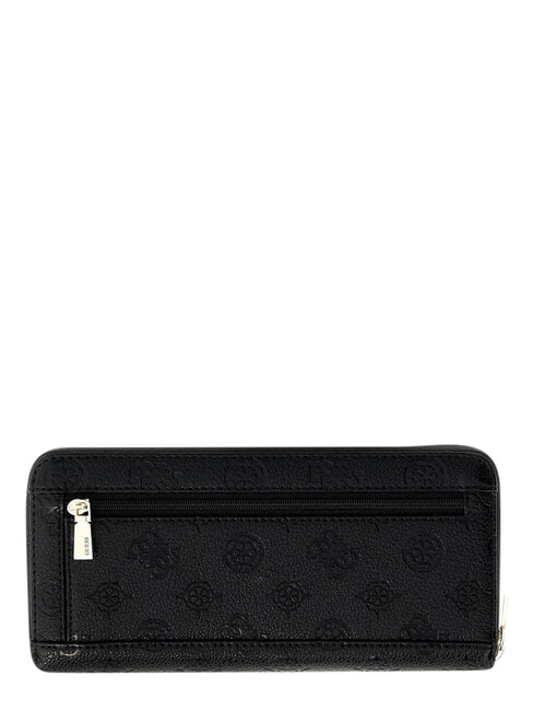 ELLA Portafoglio large, ziparound black logo - Portafogli Donna