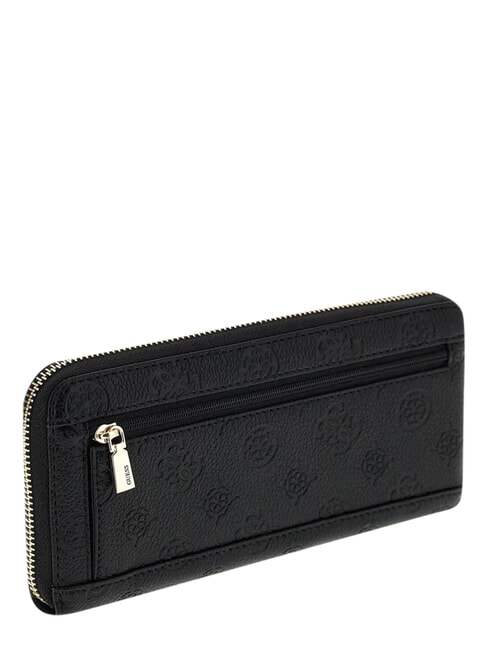 ELLA Portafoglio large, ziparound black logo - Portafogli Donna