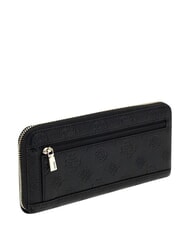GUESS ELLA Portafoglio large, ziparound black logo - Portafogli Donna - 3