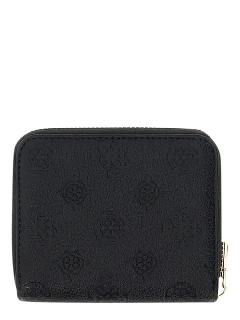 ELLA Portafoglio compatto, ziparound black logo - Portafogli Donna