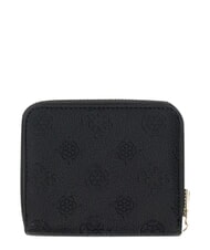 GUESS ELLA Portafoglio compatto, ziparound black logo - Portafogli Donna - 2