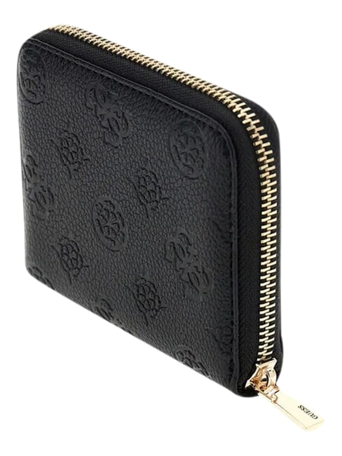 ELLA Portafoglio compatto, ziparound black logo - Portafogli Donna