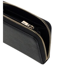 GUESS ISOLA Portafoglio compatto, ziparound NERO - Portafogli Donna - 4