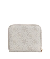 GUESS LAUREL 2 Portafoglio piccolo zip around bone logo - Portafogli Donna - 3