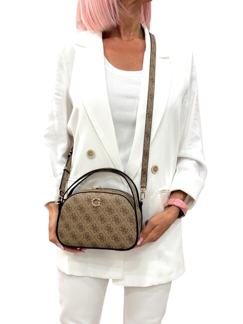 COLEEN Mini Bag a mano, con tracolla LATTE LOGO - Borse Donna