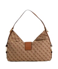 GUESS CAMDEN 4G Borsa a spalla, stampa all over latte logo/cognac - Borse Donna - 4