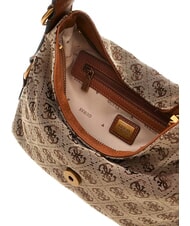 GUESS CAMDEN 4G Borsa a spalla latte logo/cognac - Borse Donna - 3