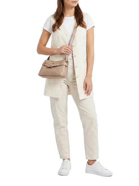 ELLA Borsetta a tracolla beige logo - Borse Donna