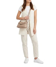 GUESS ELLA Borsetta a tracolla beige logo - Borse Donna - 2