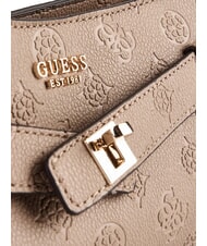 GUESS ELLA Borsetta a tracolla beige logo - Borse Donna - 4