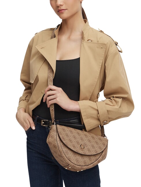 COLEEN Borsa a spalla LATTE LOGO - Borse Donna
