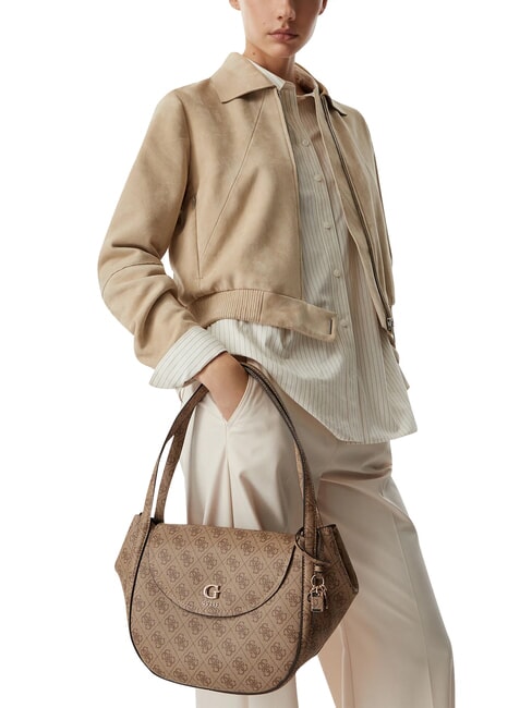 COLEEN                                   Borsa a spalla, doppio manico LATTE LOGO - Borse Donna