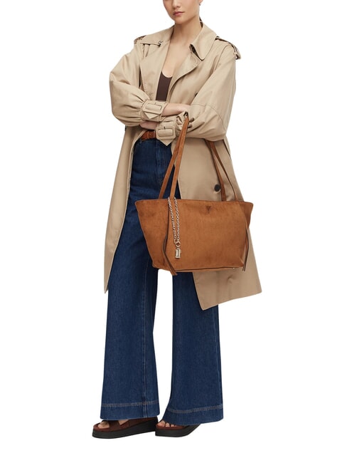 DEVON Borsa shopping a spalla COGNAC - Borse Donna