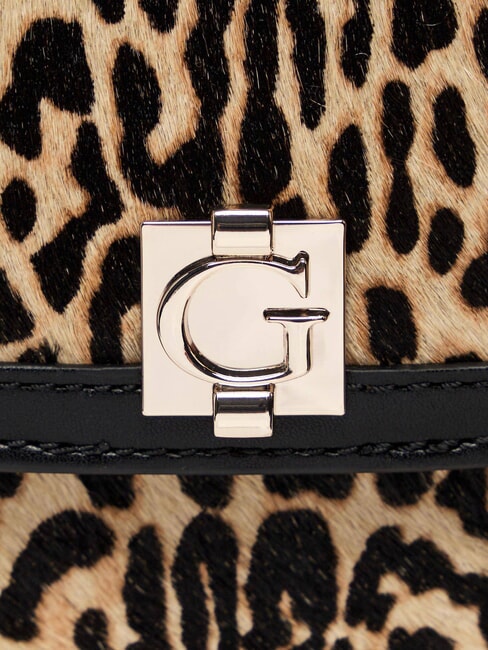 AUDREY                                   Borsa a mano con tracolla, in pelle leopard - Borse Donna