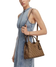GUESS MERIDIAN 2                               Borsa a mano, con tracolla LATTE LOGO - Borse Donna - 2