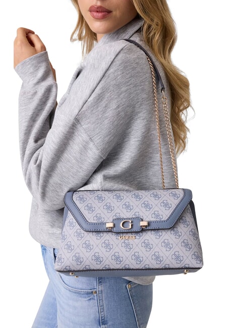 LINDSEY                                  Borsa a spalla, doppia portabilit&agrave; slate logo - Borse Donna