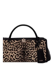 GUESS AUDREY                                   Borsa a mano con tracolla, in pelle leopard - Borse Donna - 4