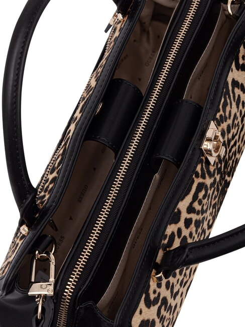 AUDREY                                   Borsa a mano con tracolla, in pelle leopard - Borse Donna