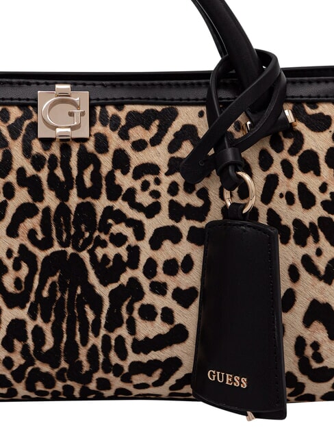 AUDREY                                   Borsa a mano con tracolla, in pelle leopard - Borse Donna