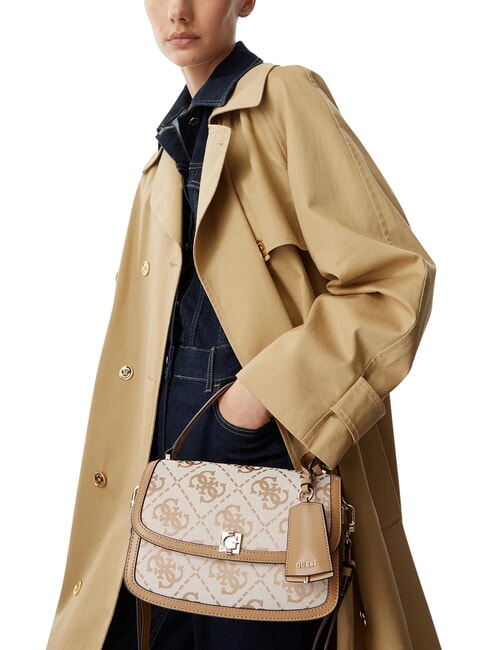 AUDREY                                   Borsa a mano, con tracolla beige logo - Borse Donna