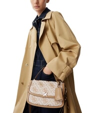 GUESS AUDREY                                   Borsa a mano, con tracolla beige logo - Borse Donna - 2