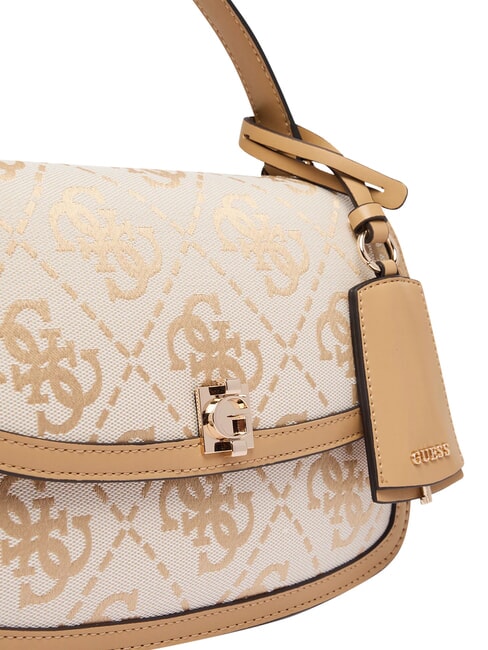 AUDREY                                   Borsa a mano, con tracolla beige logo - Borse Donna