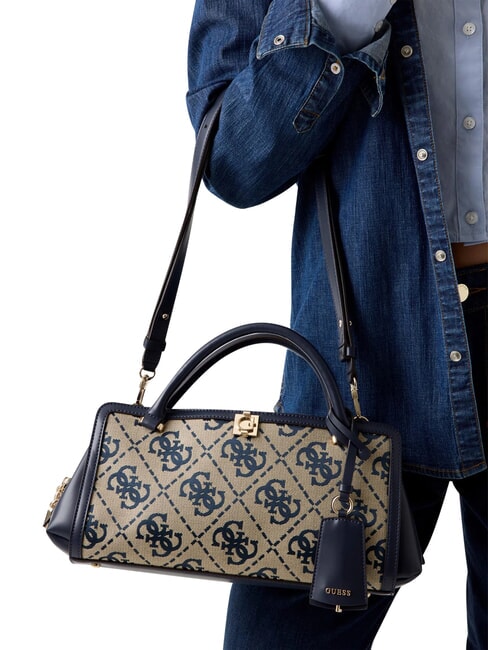 AUDREY                                   Borsa a mano, con tracolla navy logo - Borse Donna