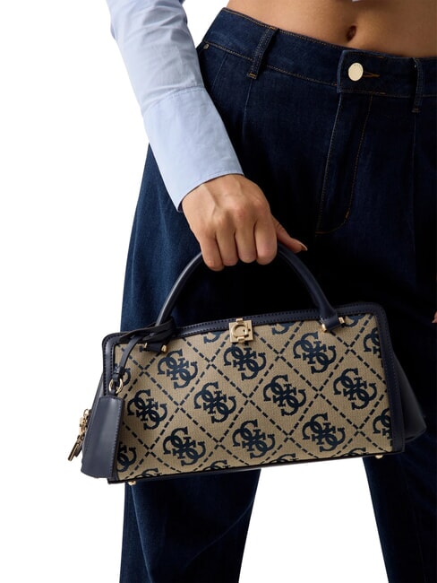 AUDREY                                   Borsa a mano, con tracolla navy logo - Borse Donna