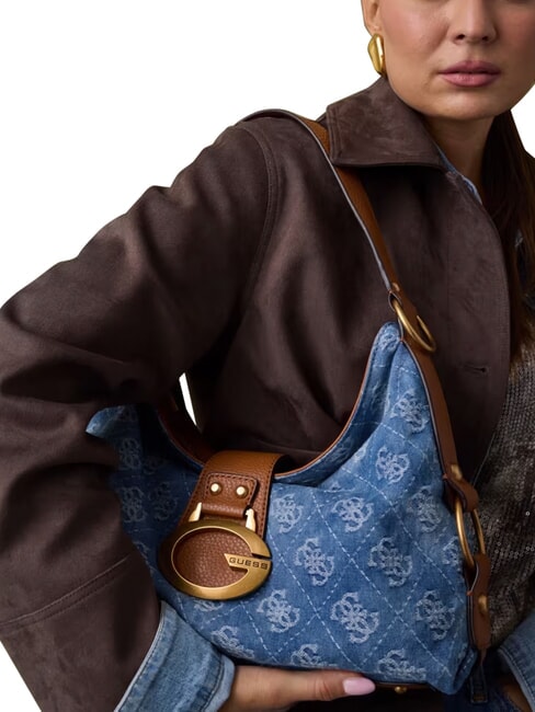 CAMDEN                                   Borsa a spalla, regolabile denim logo - Borse Donna