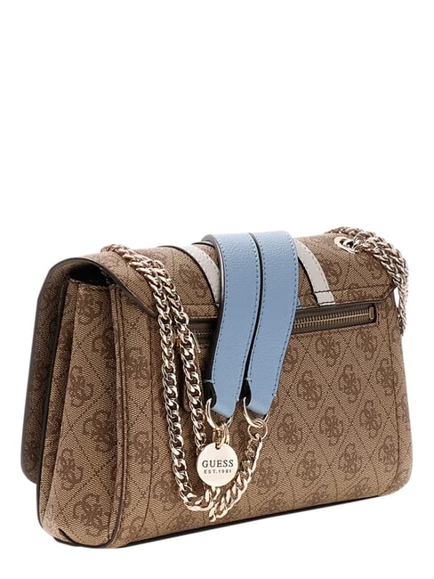 NOELLE 2                                 Borsa a tracolla, doppio manico latte logo/light blu - Borse Donna