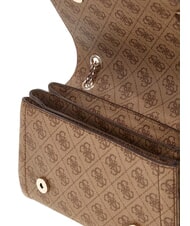 GUESS NOELLE 2                                 Borsa a tracolla, doppio manico latte logo/light blu - Borse Donna - 4