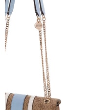 GUESS NOELLE 2                                 Borsa a tracolla, doppio manico latte logo/light blu - Borse Donna - 5
