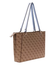 GUESS NOELLE 2                                 Borsa shopping a spalla latte logo/light blu - Borse Donna - 3