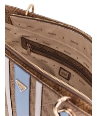 GUESS NOELLE 2                                 Borsa shopping a spalla latte logo/light blu - Borse Donna - 4