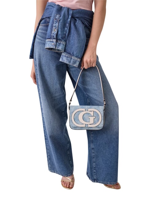 RUBY Borsa mini, a spalla denim logo - Borse Donna