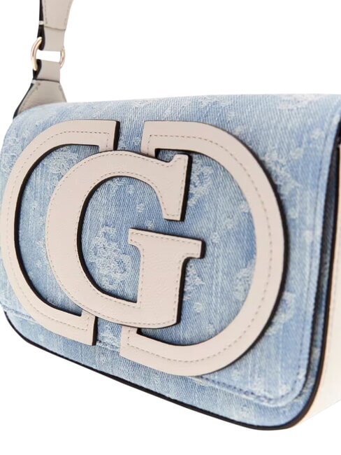 RUBY Borsa mini, a spalla denim logo - Borse Donna