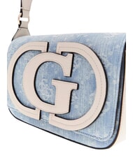 GUESS RUBY Borsa mini, a spalla denim logo - Borse Donna - 4