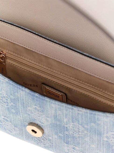 RUBY Borsa mini, a spalla denim logo - Borse Donna