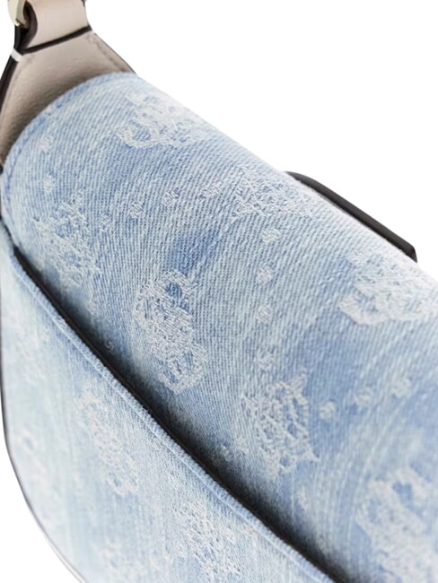RUBY Borsa mini, a spalla denim logo - Borse Donna