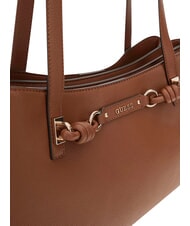 GUESS CAMELIA 3                                Borsa shopping a spalla COGNAC - Borse Donna - 4