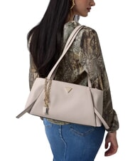 GUESS DEVON Borsa a spalla light taupe - Borse Donna - 2