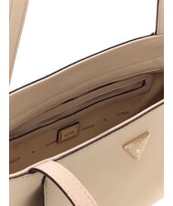 GUESS DEVON Borsa a spalla light taupe - Borse Donna - 5