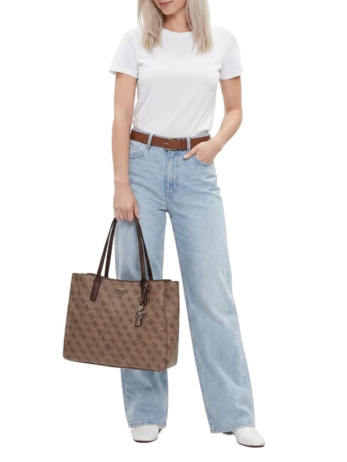 NOELLE 2 4G Borsa a spalla latte logo/brown - Borse Donna