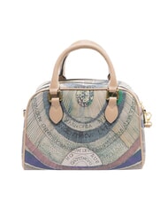 GATTINONI PLANETARIUM Borsa dome media con tracolla watercolor/beige - Borse Donna - 4