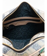 GATTINONI PLANETARIUM Borsa dome media con tracolla watercolor/beige - Borse Donna - 5