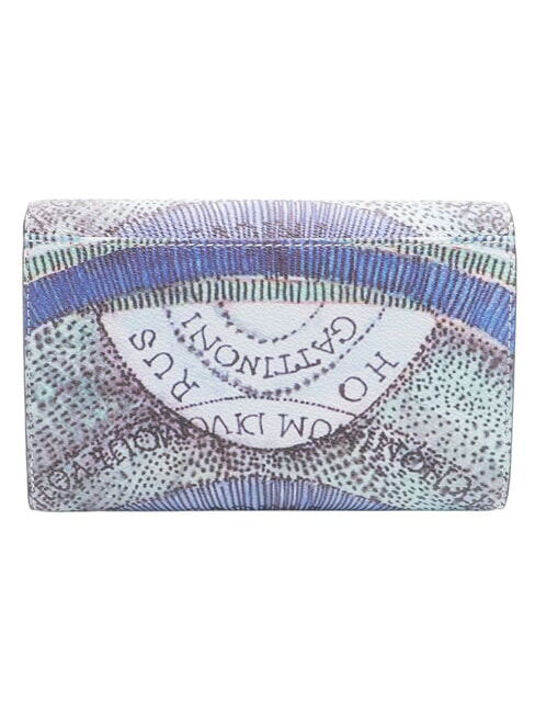 PLANETARIUM Portafoglio medio con flap acquamarine/dk navy - Portafogli Donna