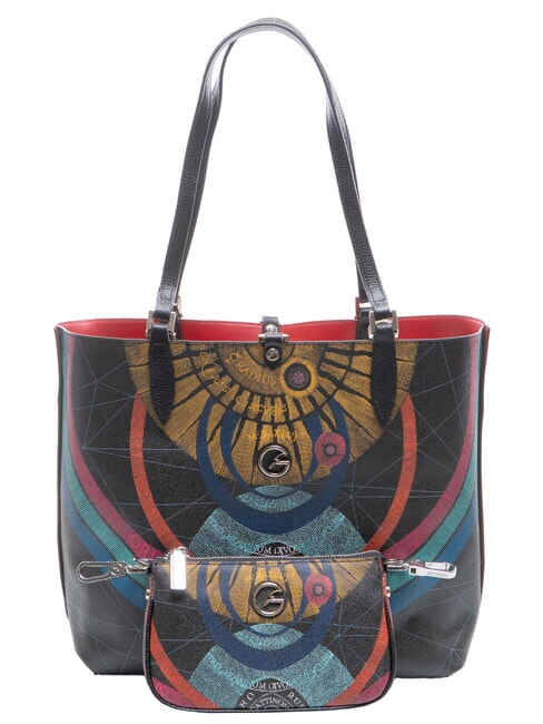 PLANETARIUM Shopper reversibile cherry - Borse Donna