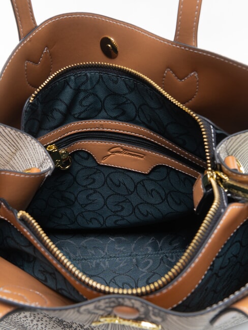 PLANETARIUM Borsa shopper a spalla ink sepia/lt tan - Borse Donna