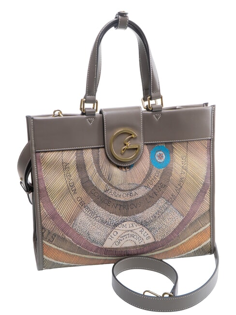 PLANETARIUM Borsa a mano, con tracolla wild watercolor/ dk taupe - Borse Donna